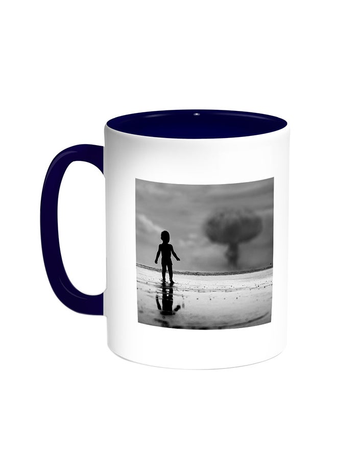 ديكالاك قدح قهوة - تبعات الحروب أزرق/ أبيض