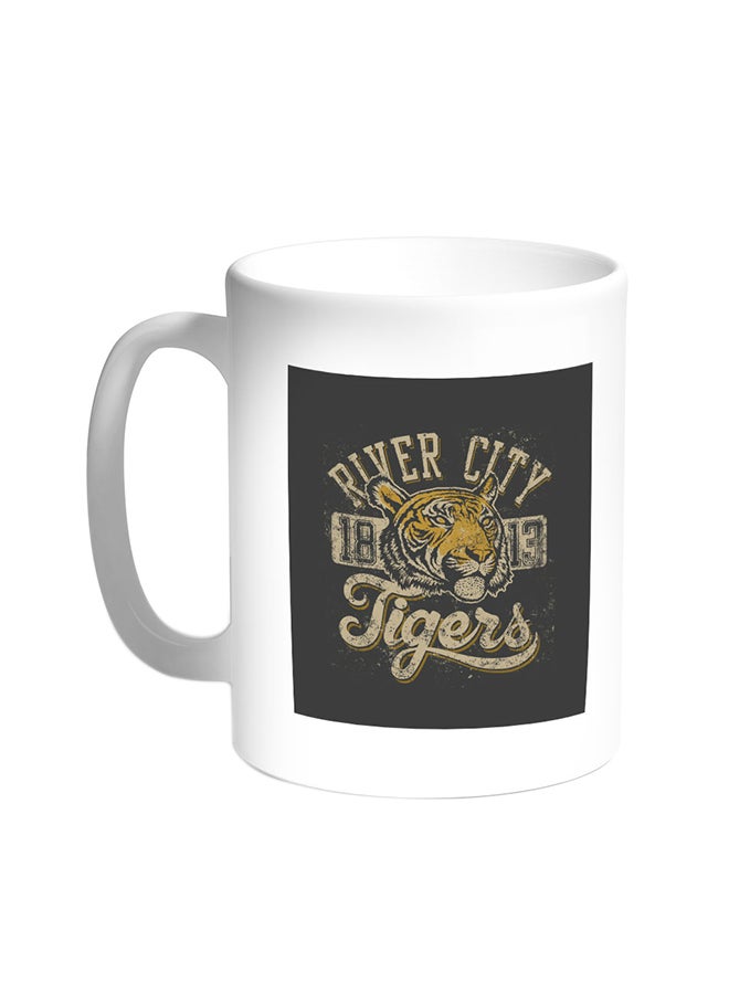 ديكالاك قدح قهوة - صورة نمر أبيض