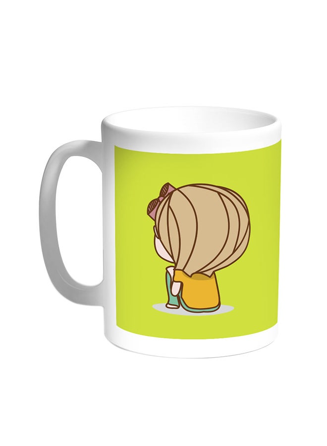 Decalac Time To Think Printed Coffee Mug White