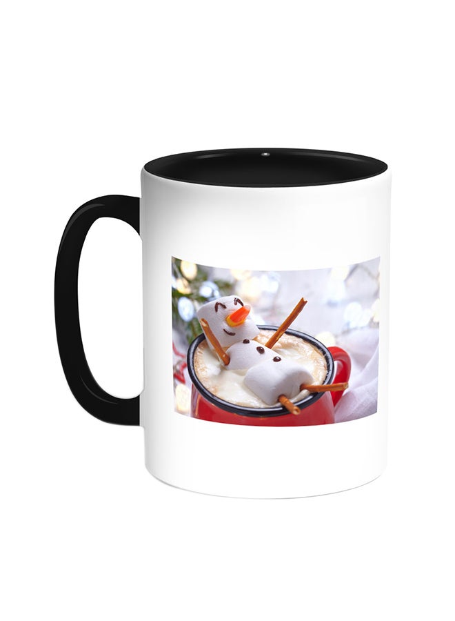 قدح قهوة - ورمر كوفي أسود/ أبيض