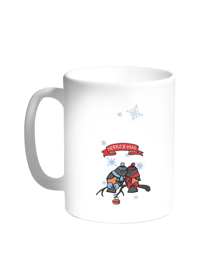 Decalac Winter Season Printed Coffee Mug White