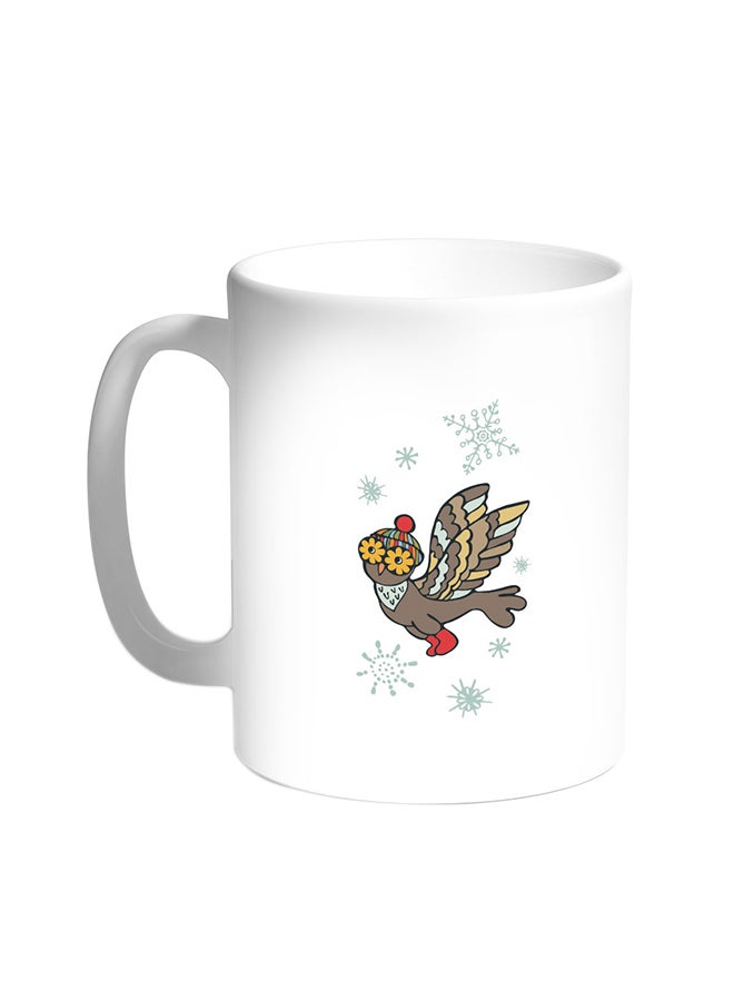 Winter Season Printed Coffee Mug White