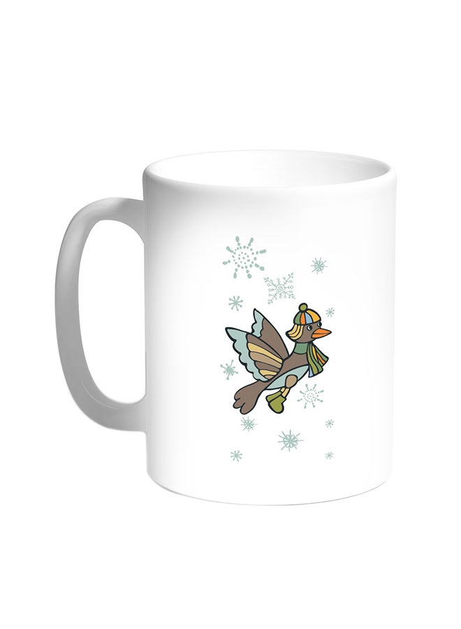 Decalac Winter Season Printed Coffee Mug White