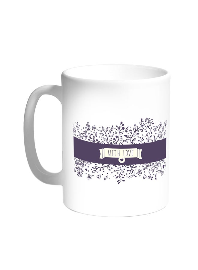 Decalac With You Printed Coffee Mug White