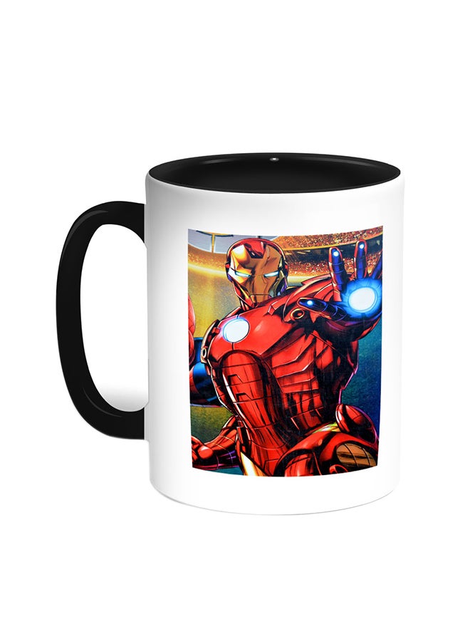ديكالاك قدح قهوة - إيرون مان أسود/ أبيض