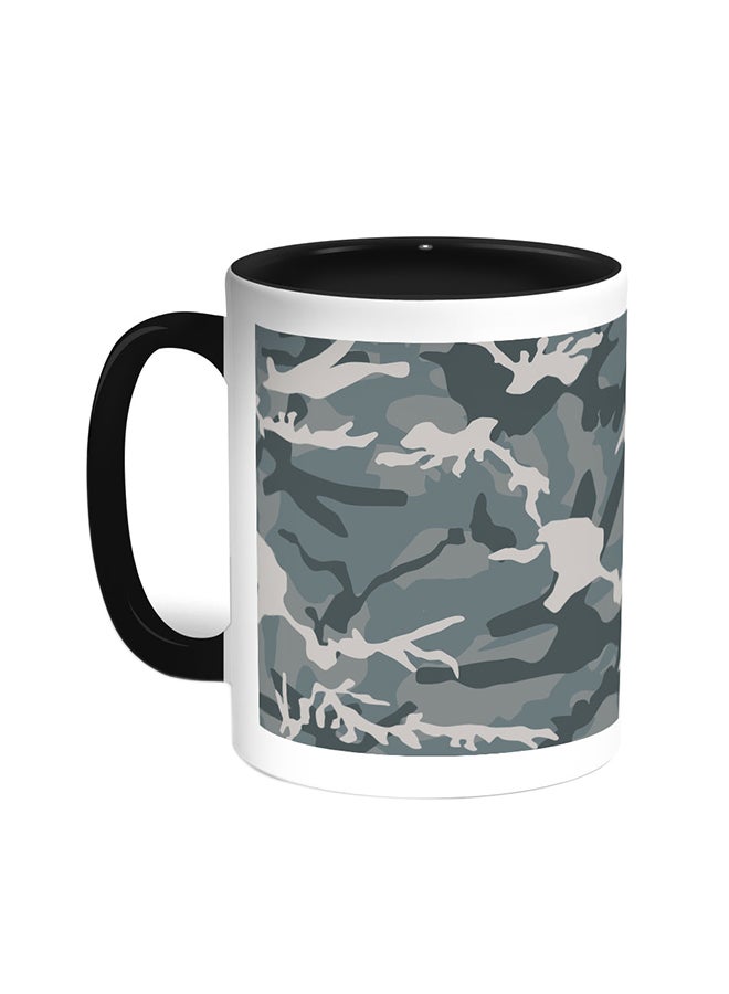 Decalac Army Clothing Printed Coffee Mug Black/White