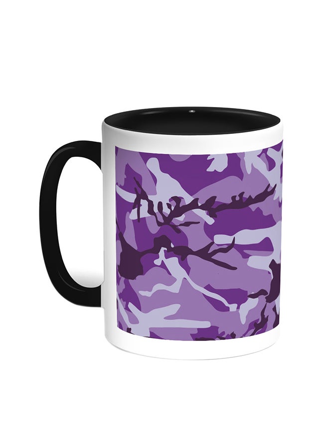 Decalac Army Clothing Printed Coffee Mug Black/White