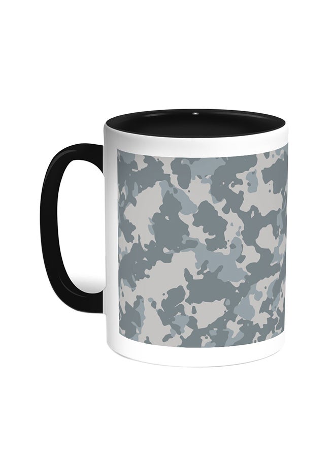 Decalac Army Clothing Printed Coffee Mug Black/White