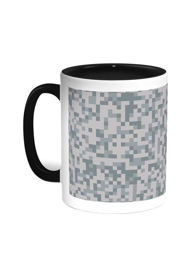 Decalac Army Clothing Printed Coffee Mug Black/White