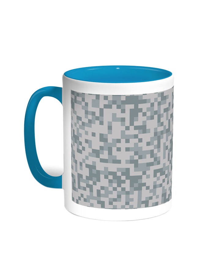 ديكالاك قدح قهوة - ملابس الجيش تركواز/أبيض