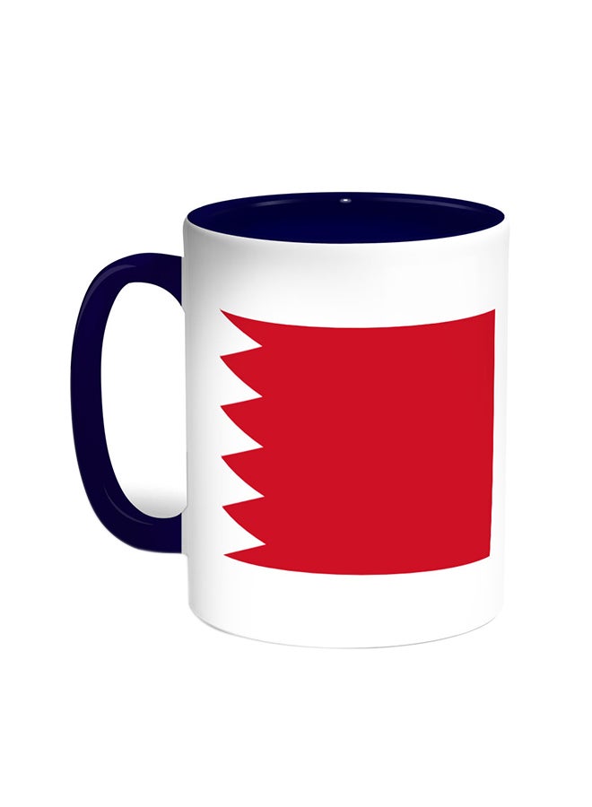 ديكالاك قدح قهوة - شعار البحرين أزرق/ أبيض