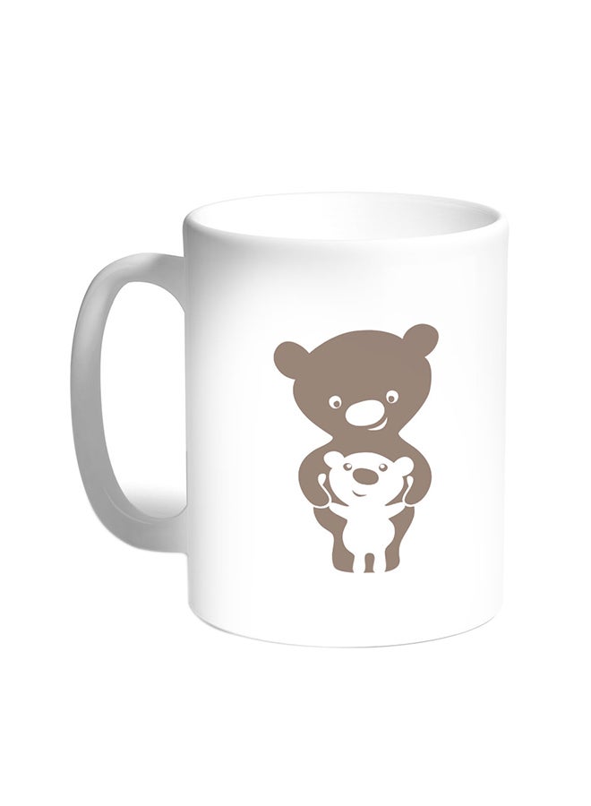 ديكالاك قدح قهوة - بي آ فريند أوف يور تشايلد أبيض