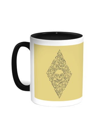 Bones And Skull Printed Coffee Mug Black/White - v1528112273/N15119156A_1