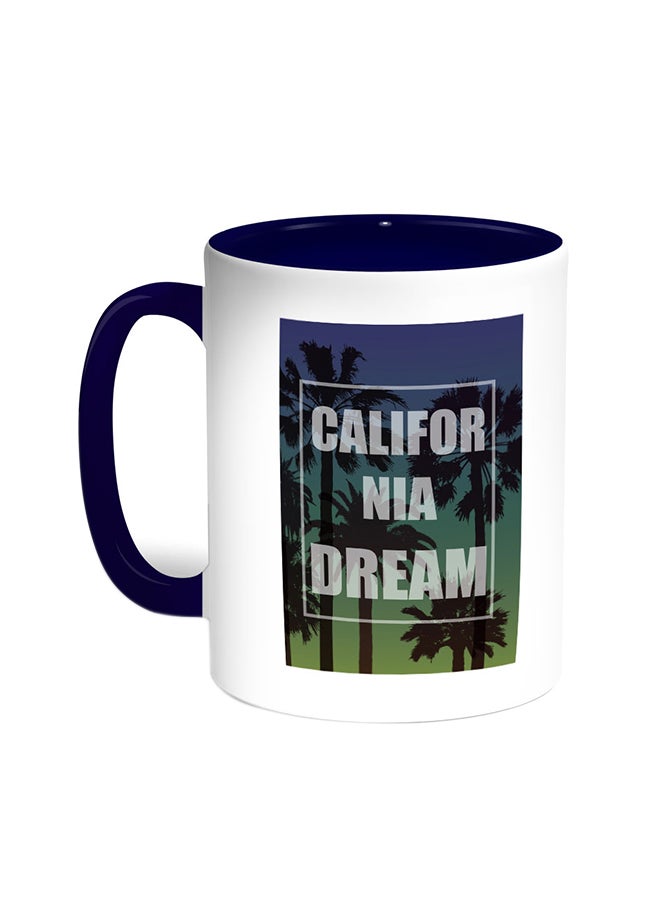 ديكالاك قدح قهوة - كاليفورنيا دريم أزرق/ أبيض