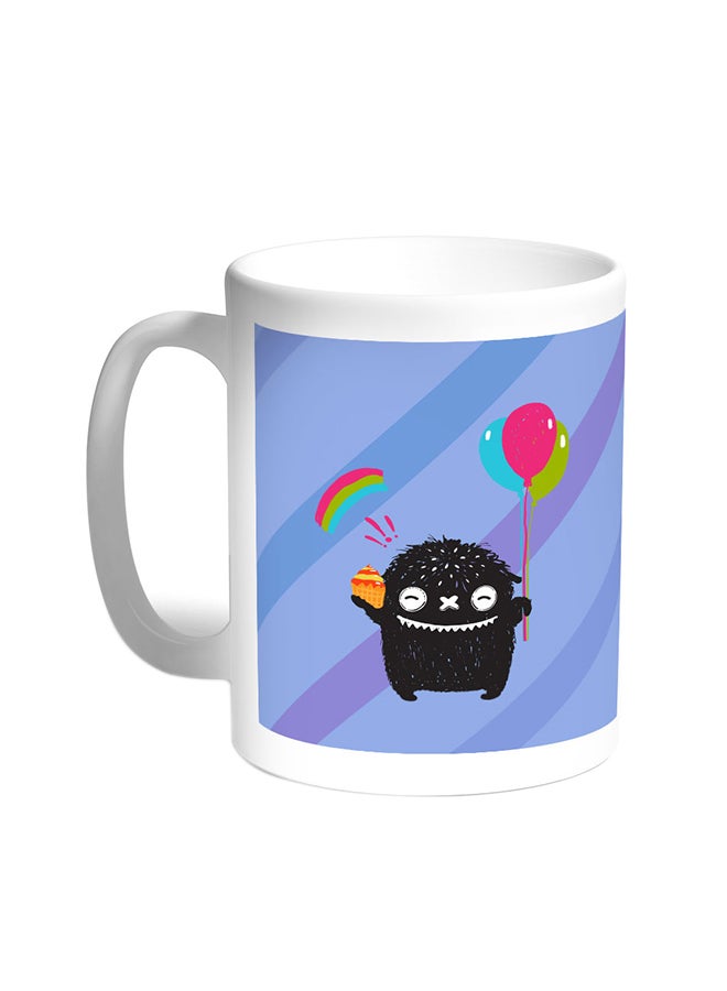 ديكالاك قدح قهوة - رسم كرتوني- بهجة العيد أبيض