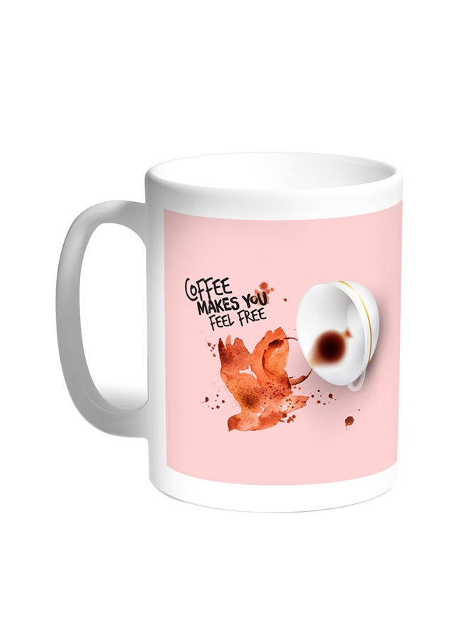 ديكالاك قدح قهوة - كوفي ميكس يو فيل فري أبيض