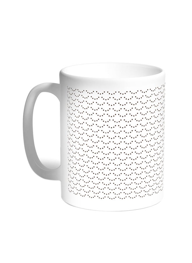 Decalac Decoration Printed Coffee Mug White