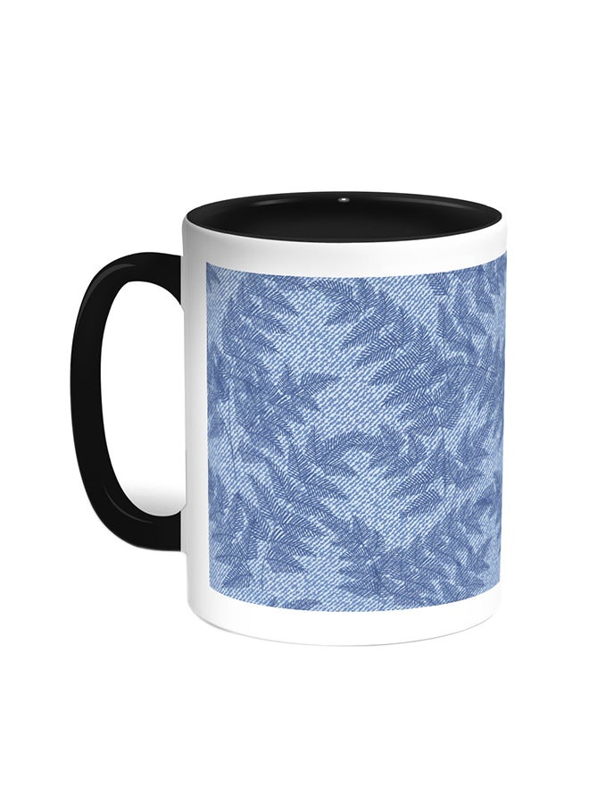 Paper Tree Printed Coffee Mug Black/White
