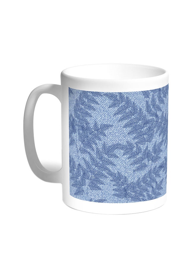 Decalac Paper Tree Printed Coffee Mug White