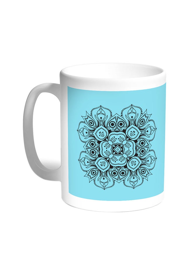 Decorative Drawings - Rose Printed Coffee Mug White