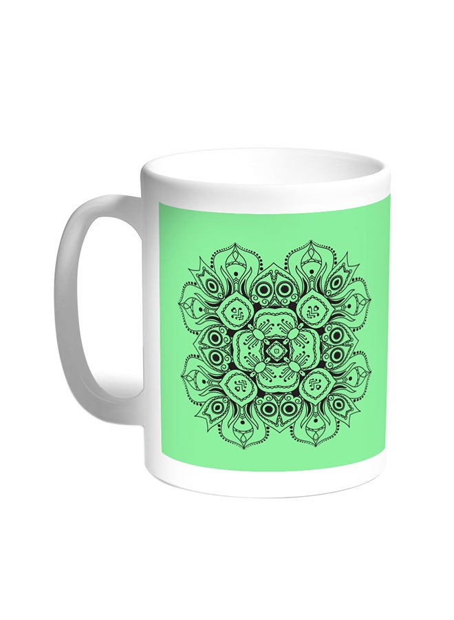 Decorative Drawings - Rose Printed Coffee Mug White