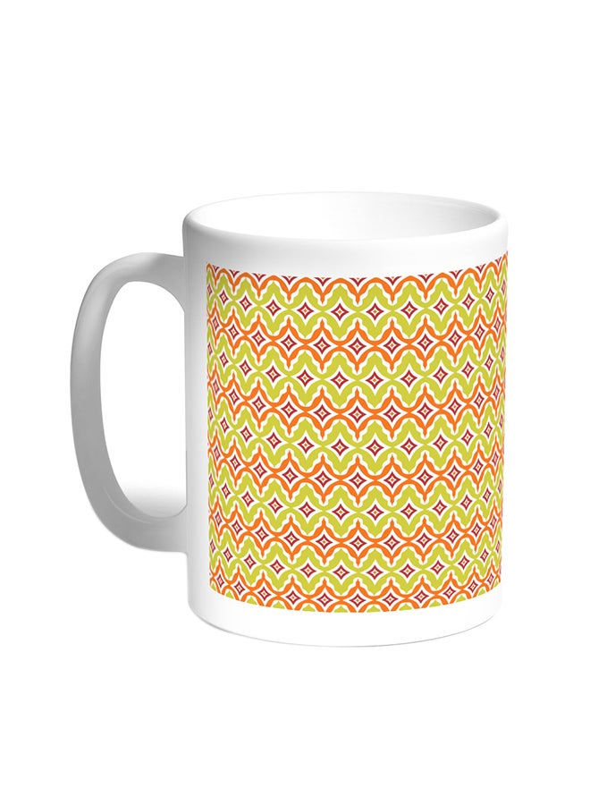 Decalac Decorative Drawings Printed Coffee Mug White