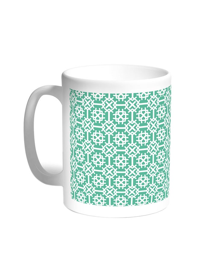 Decalac Decorative Drawings Printed Coffee Mug White