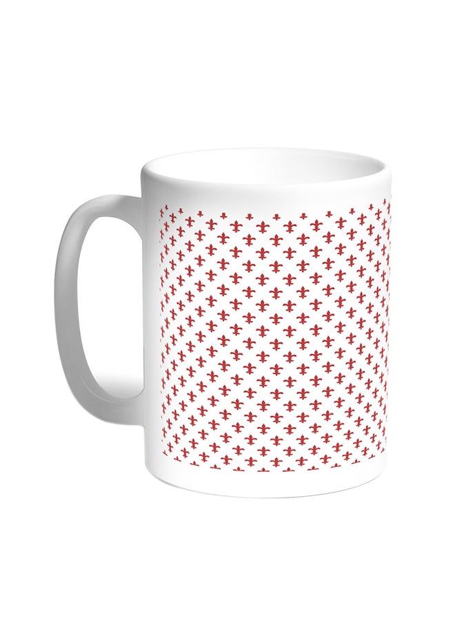Decalac Decorative Drawings Printed Coffee Mug White
