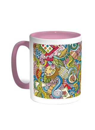 Drawing Tools Printed Coffee Mug Pink/White - v1528112588/N15122796A_1