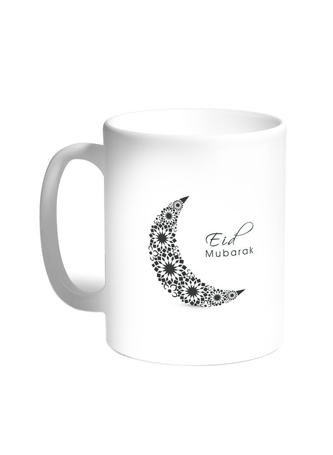 Decalac - Eid Mubarak Printed Coffee Mug White - Image 1