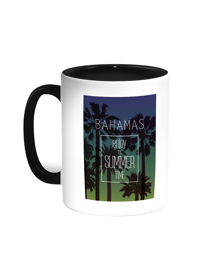 ديكالاك قدح قهوة - إنجوي ذا سمر تايم أسود/ أبيض