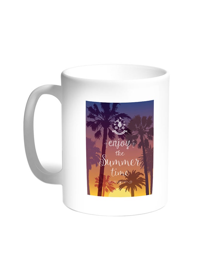 ديكالاك قدح قهوة - إنجوي ذا سمر تايم أبيض