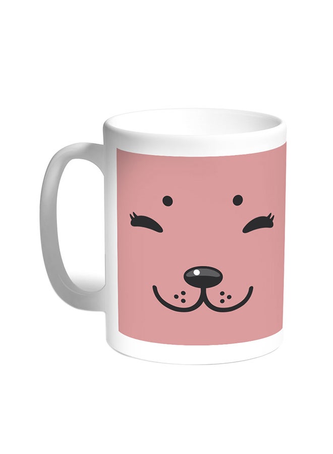 Decalac Features Dog Printed Coffee Mug White