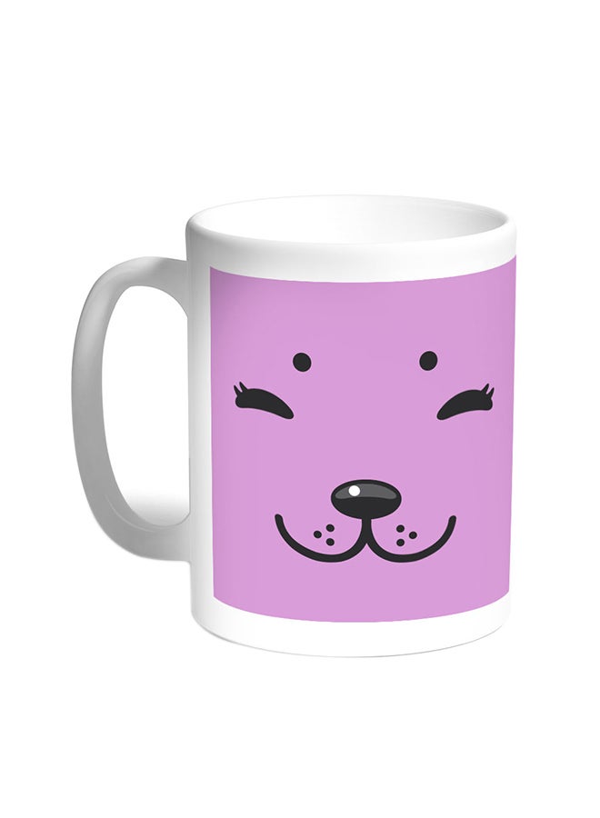 Decalac Features Dog Printed Coffee Mug White