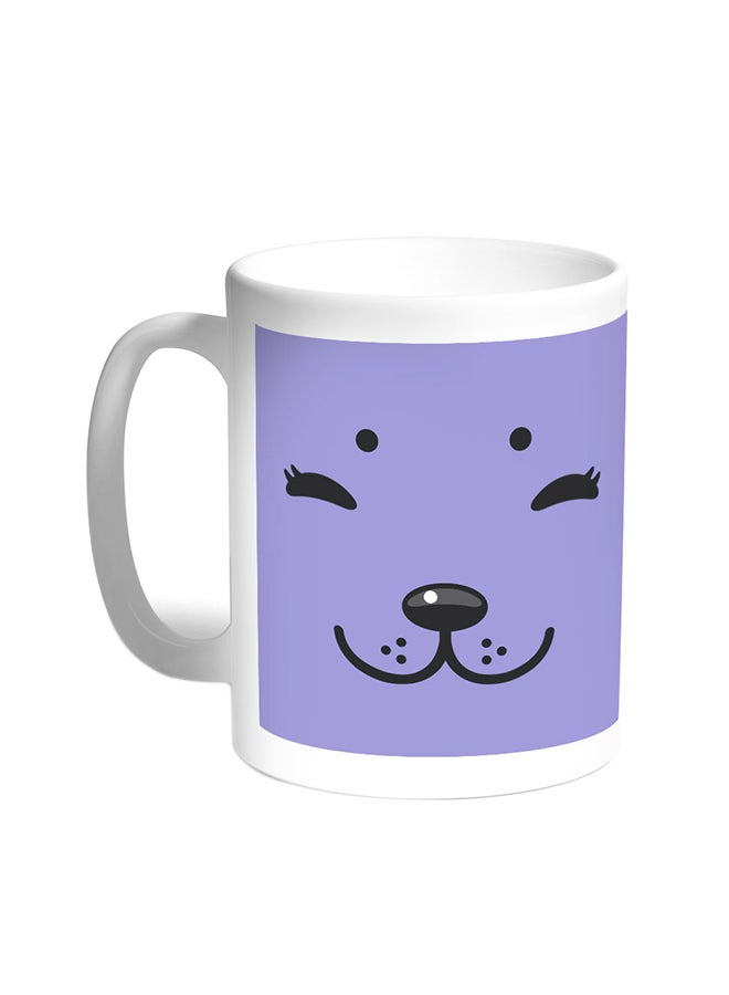 Decalac Features Dog Printed Coffee Mug White
