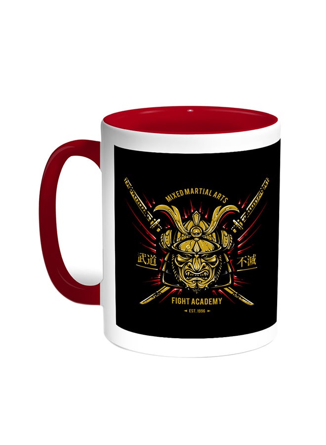 Decalac Fight - Legendary Printed Coffee Mug Red/White 