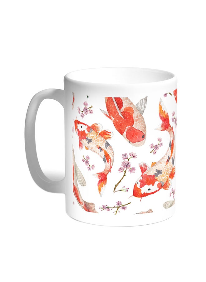 قدح قهوة - أسماك أبيض