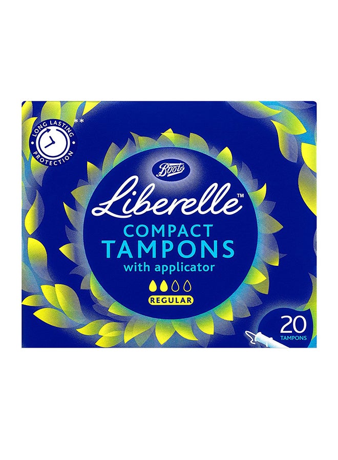 Liberelle Compact Applicator Tampon Regular 20s