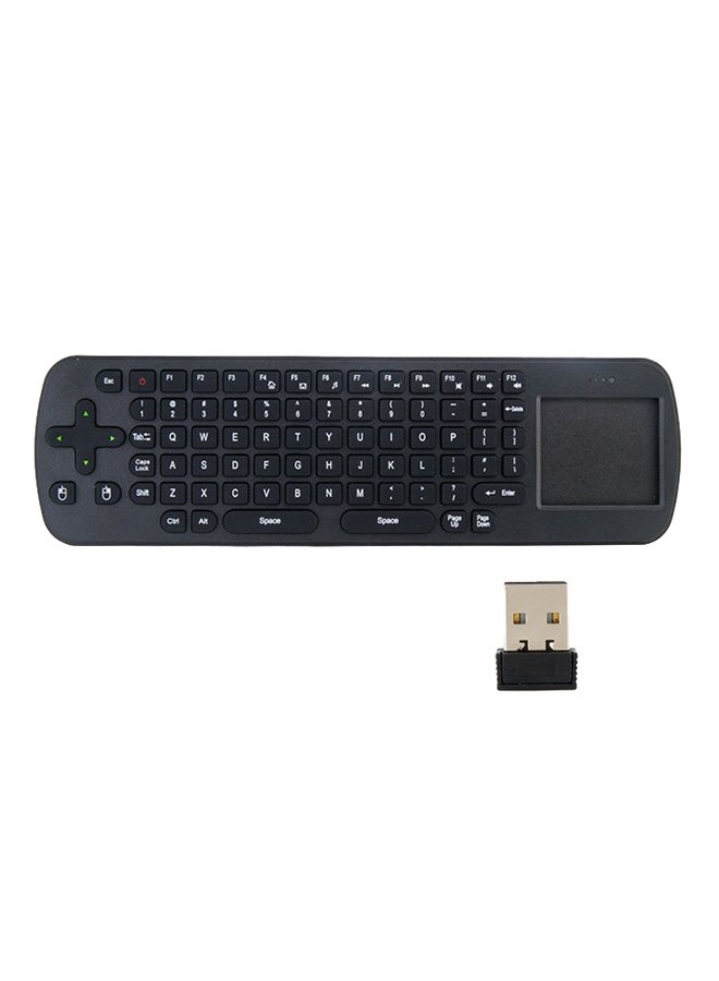 Measy - RC12 Wireless Flying Mouse Keyboard - English Black - Image 1