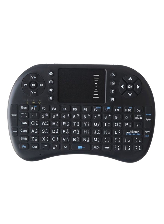 RT-MWK08 Wireless Keyboard With Wireless Mouse - Arabic/English Black  - Image 1