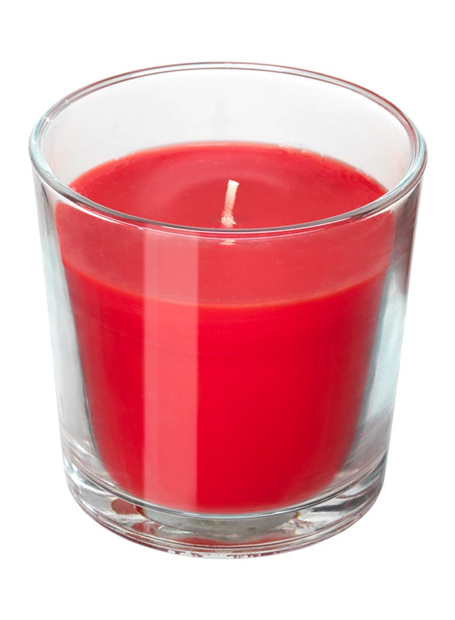 Ikea - Sinnlig Scented Candle - Garden Berries Red 7.5cm - Image 1
