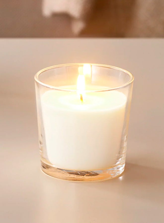 Ikea Sinnlig Scented Candle In Glass - Sweet Vanilla Beige 9cm  - Image 2