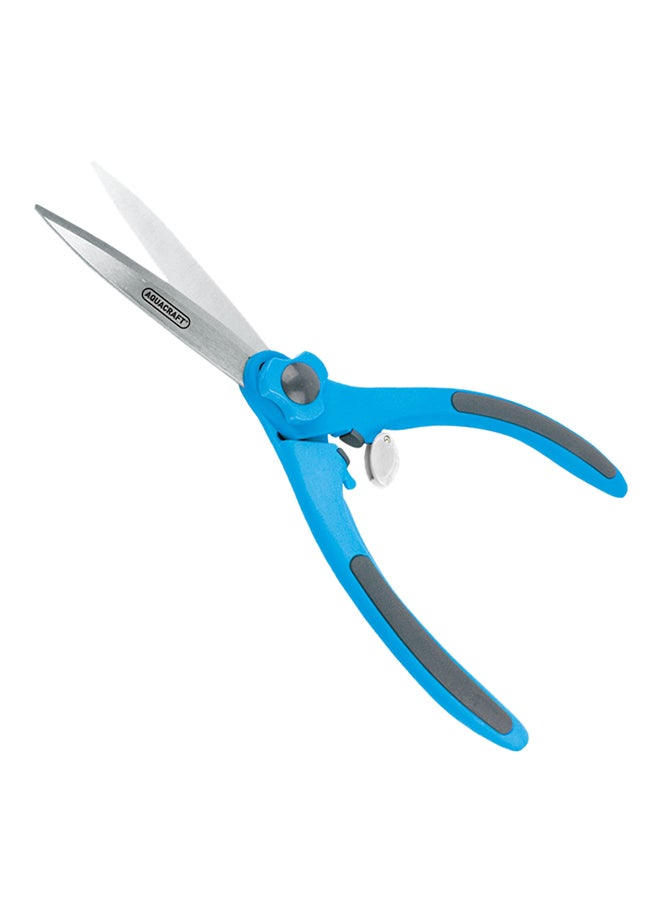 AQUACRAFT - Auto-Open Hedge Shears Blue/Grey - Image 1
