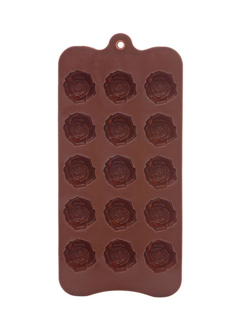 Multipurpose Silicone Bake Mould Brown 8.5x4x1inch