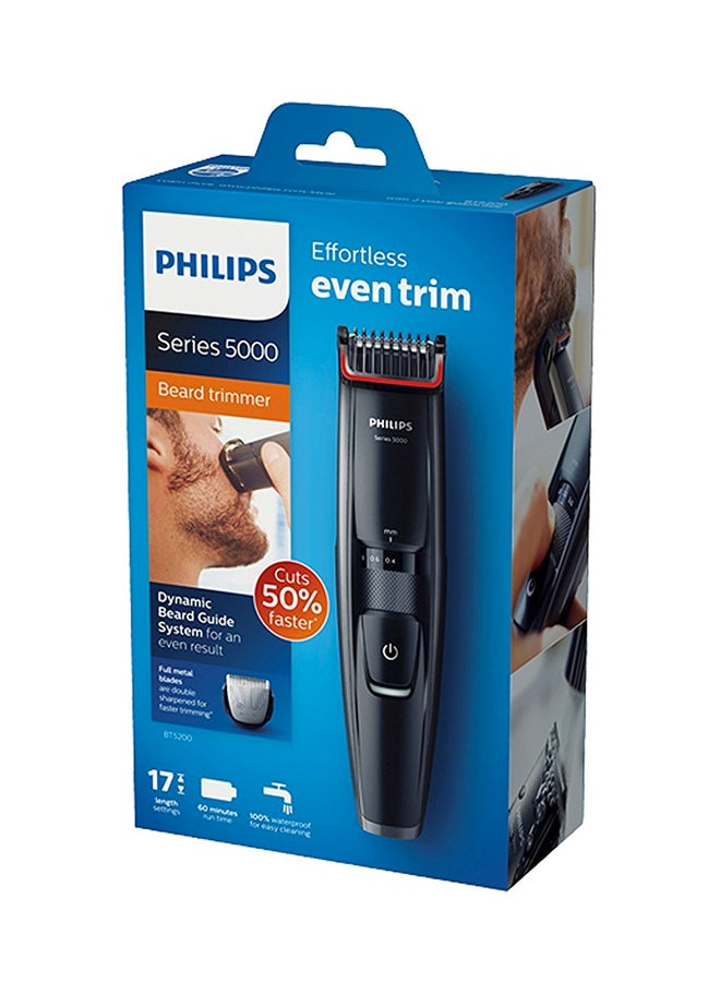 فيليبس آلة تشذيب شعر اللحية الخفيف للغاية سيريز 5000 أسود - Image 3