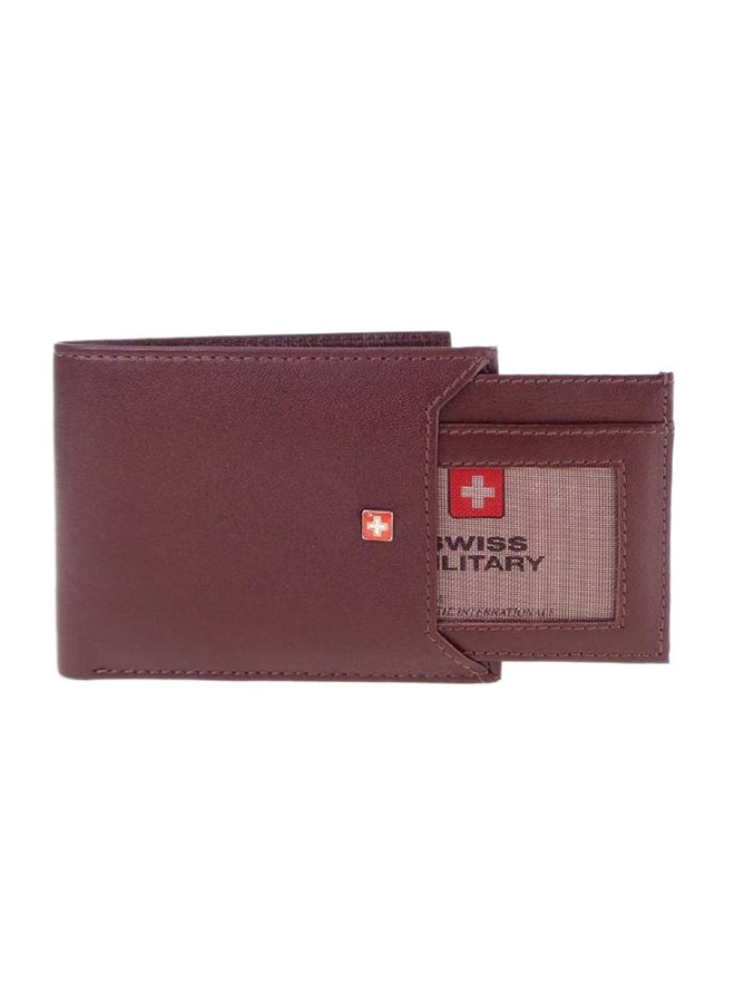 SWISS MILITARY - Leather Bi-Fold Wallet Brown - Image 1