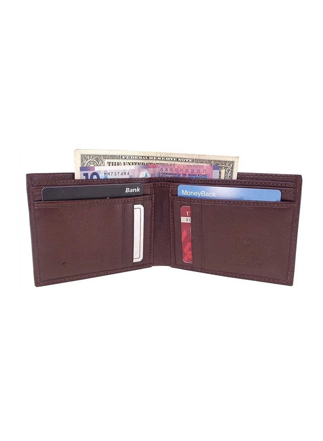SWISS MILITARY - Leather Bi-Fold Wallet Brown - Image 1