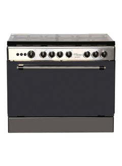 سوبر جنرال موقد طبخ وفرن بخمس شعلات SGC 901 FS SS فضي  - Image 2