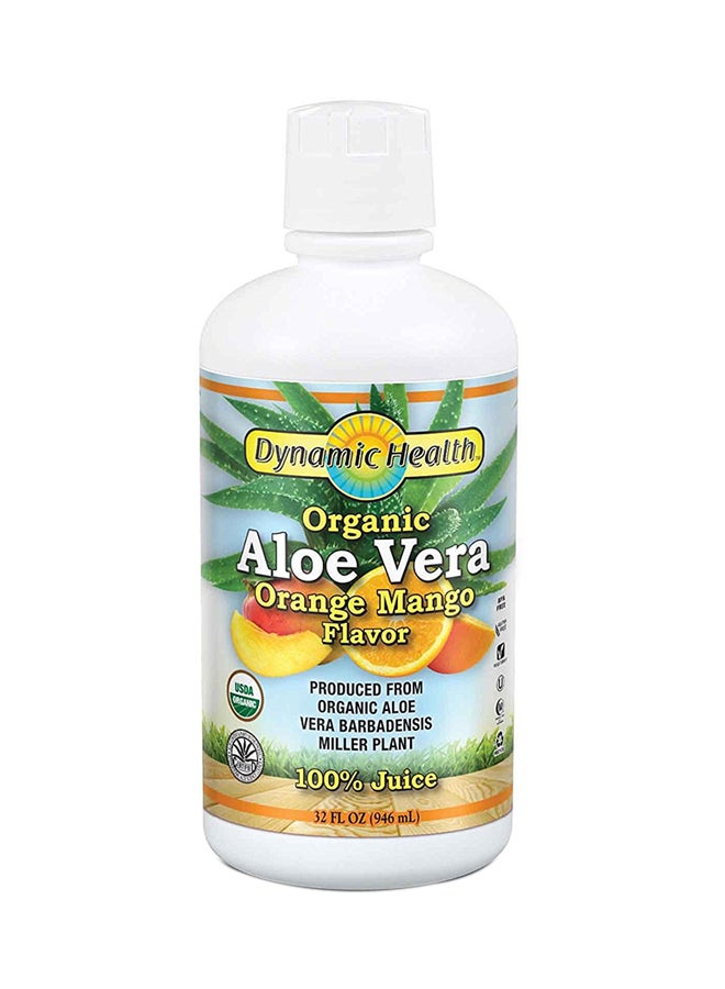 Dynamic Health - Organic Aloe Vera Juice Orange Mango - Image 1