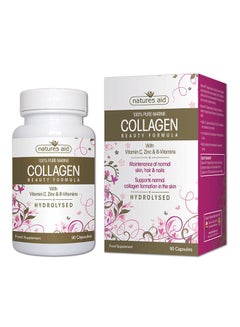 Natures Aid Collagen Beauty Formula Vitamins Dietary Supplement 